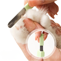 Kit Cortador de Unhas para Cães e Gatos - Alicate + Lixa + LED