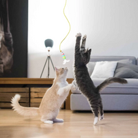 Brinquedo Elétrico Adesivo para Gatos