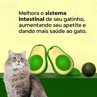 Abacate De Brinquedo Para Gatos Com Catnip