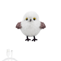 Brinquedo Pássaro Elétrico Recarregável para Gatos