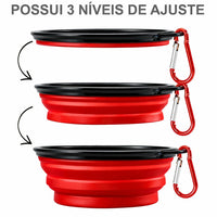 Tigela Portátil Dobrável de Silicone 300 ml