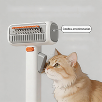 Escova com Botão para Remoção de Pelos