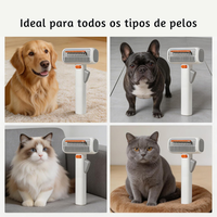 Escova com Botão para Remoção de Pelos