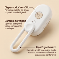 Escova Mágica a Vapor PetCare
