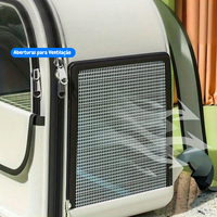 Mochila de Transporte com Janela Transparente para Gatos