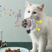 Brinquedo Pássaro Elétrico Recarregável para Gatos