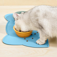 Base Antisujeira de Silicone para Gatos