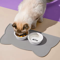 Base Antisujeira de Silicone para Gatos